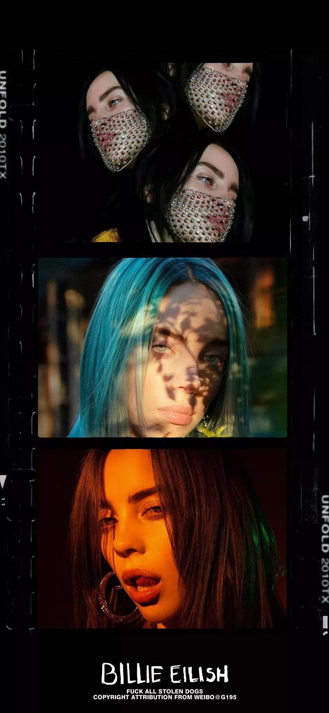 壁纸丨手绘动漫版碧梨billieeilish来了