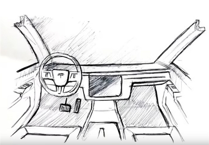 特斯拉皮卡内饰草图曝光,Model3和F-150合体!