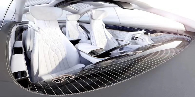 外形极为科幻 奔驰VISION EQS概念车亮相2019法兰克福车展