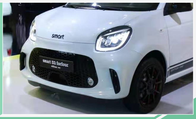 全新smart EQ forfour亮相 续航里程为140km
