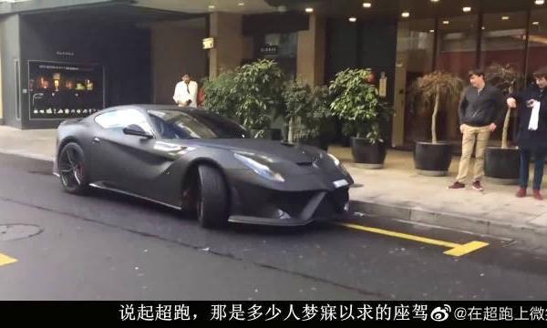 530万法拉利一头扎进池塘，下一秒成泡水车，真是让人惋惜啊。