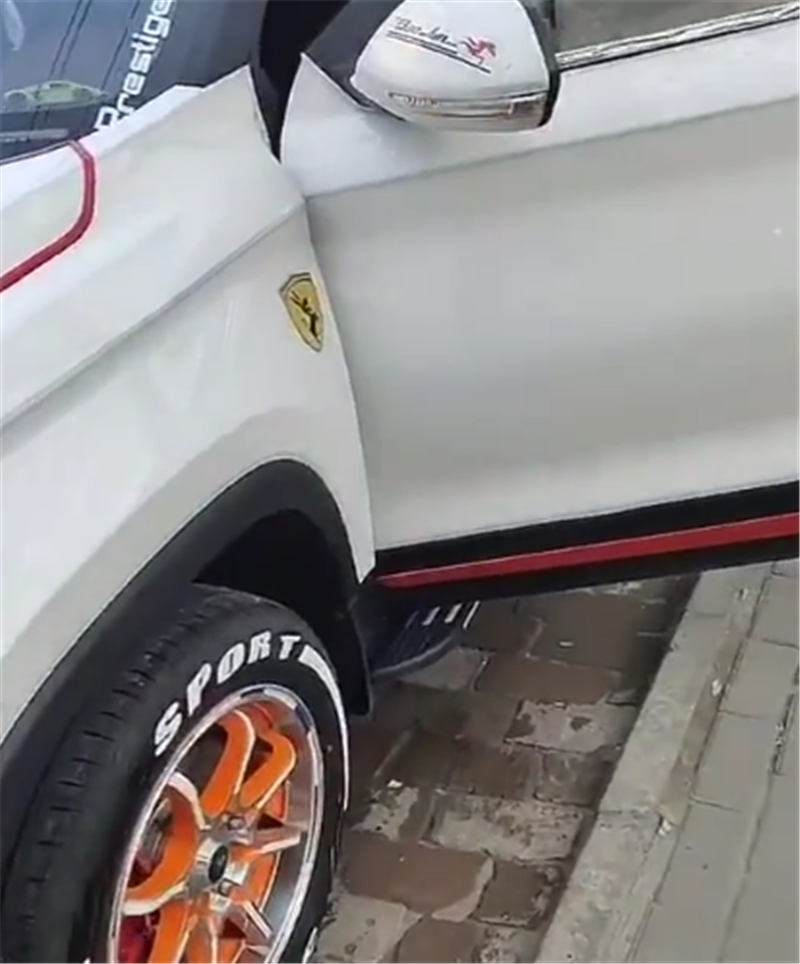 宝骏510爆改,112匹马力,全车“杀马特”风格,车尾6字显霸气