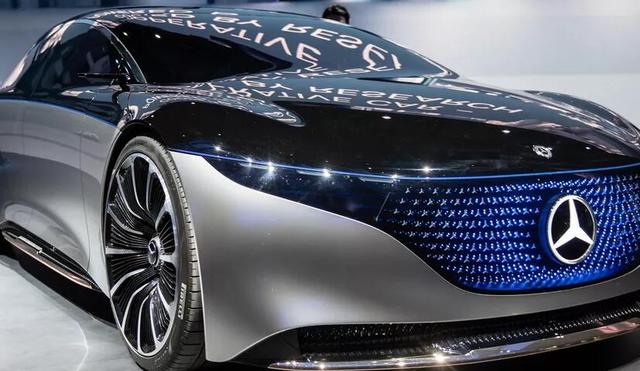 梅赛德斯-奔驰Vision EQS为法兰克福带来豪华的电动车
