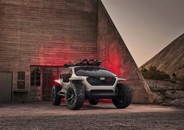 未来越野雏形?奥迪发布AI:TRAIL quattro电动概念车