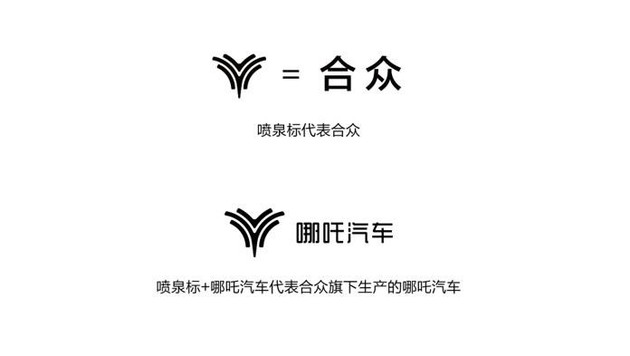 哪吒汽车更换品牌LOGO 未来产品将换装合众喷泉标