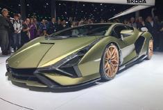 兰博基尼首款混动超跑2019法兰克福车展 正式亮相