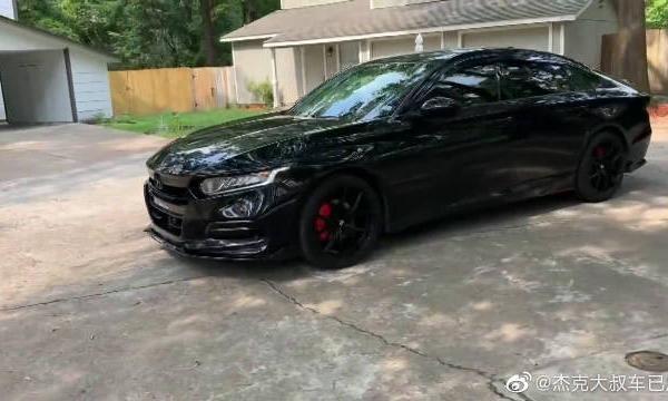 “黑武士”就该这个样儿，实拍改装第十代本田雅阁