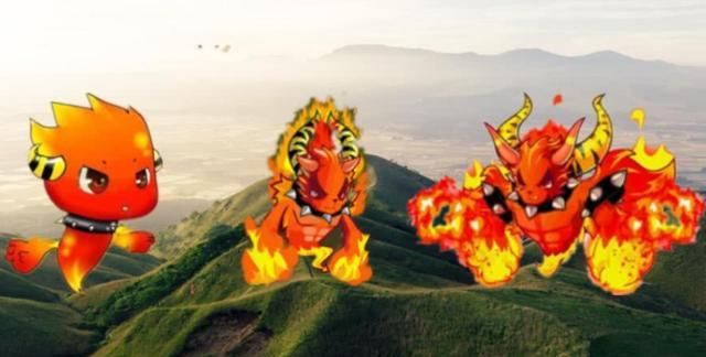 洛克王国宠物进化史：火花超帅气，喵喵太离谱，他俩是咸鱼翻身