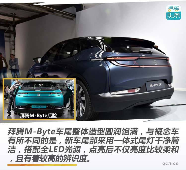傻傻分不清!和概念车比,拜腾M-Byte量产版变化在哪?