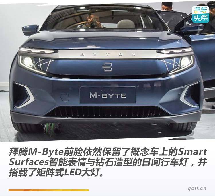 傻傻分不清!和概念车比,拜腾M-Byte量产版变化在哪?