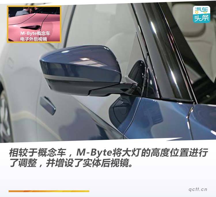 傻傻分不清!和概念车比,拜腾M-Byte量产版变化在哪?