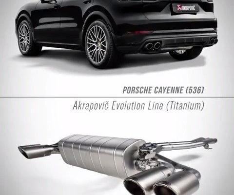 Cayenne订制天蝎排气 轻量化钛合金材质听声识车