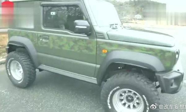 多角度实拍全新改装吉姆尼，简直就是平民版奔驰G，流口水了