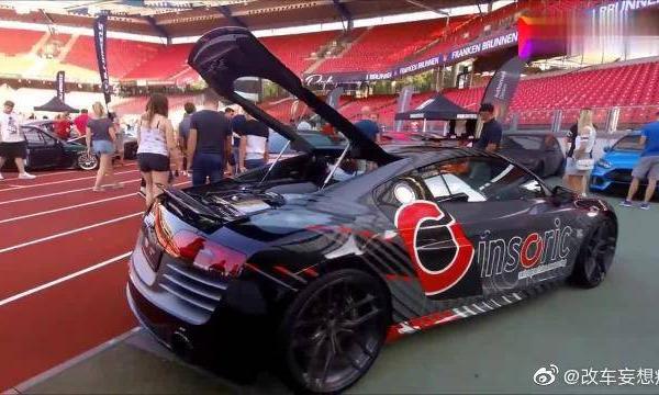 奥迪R8 REVO改装版实拍，你喜欢这款车吗？