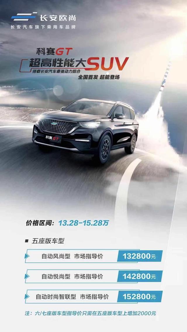 售价13.28万起，搭载2.0T+8AT动力组合，科赛GT再树同级标杆