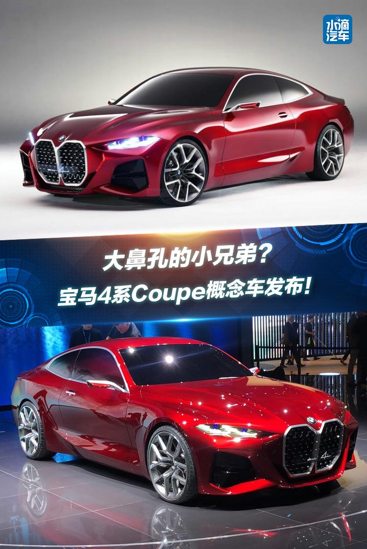 大鼻孔的小兄弟?宝马4系Coupe概念车发布!