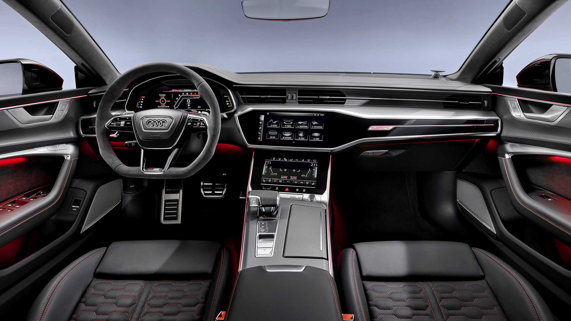 V8发动机配合48V轻混 全新一代奥迪RS 7 Sportback官图正式发布