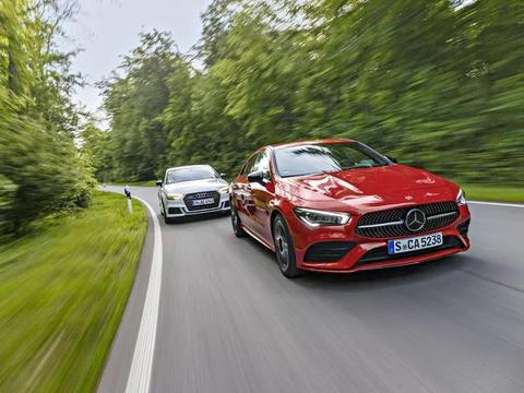 从车尾看，或许更美 奔驰CLA对比奥迪A3三厢版