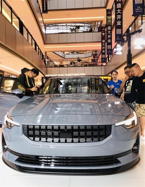 沃尔沃全新高性能纯电动四门轿跑实拍,驾驭科技与性能的极简美学