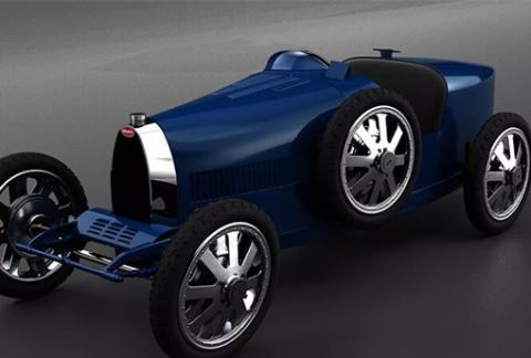 23.4万元！布加迪的这辆童车居然能以45公里时速上路“飙车”