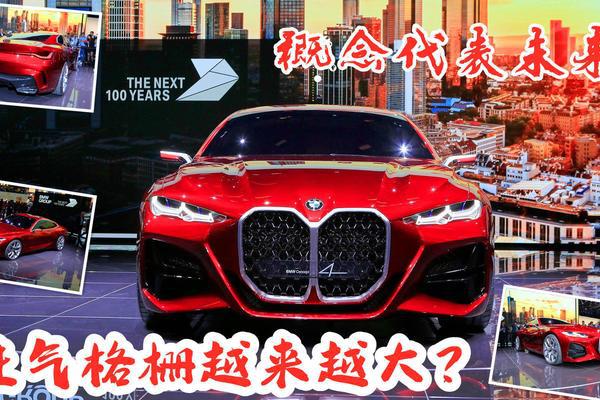 New宝马4系概念，进气格栅越来越大了,大鼻孔你会喜欢吗？