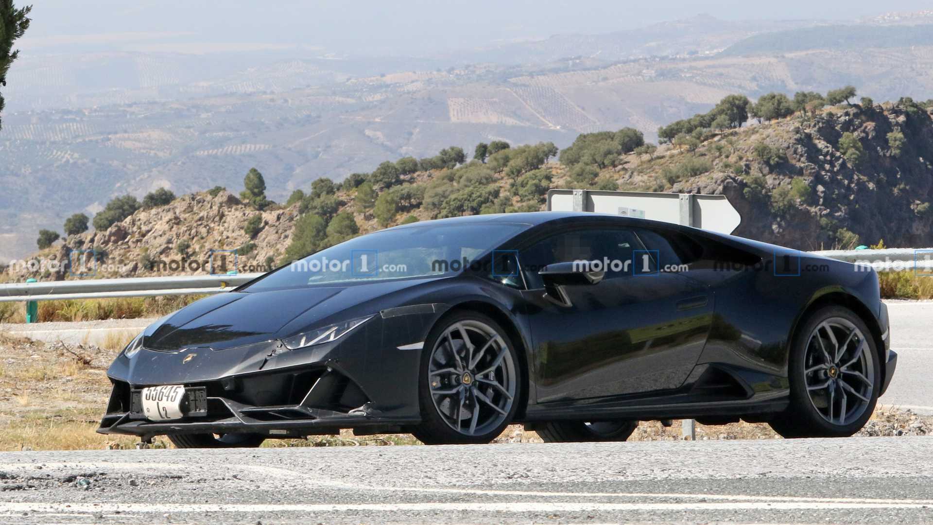 或为两驱版车型 新款兰博基尼Huracán EVO车型谍照