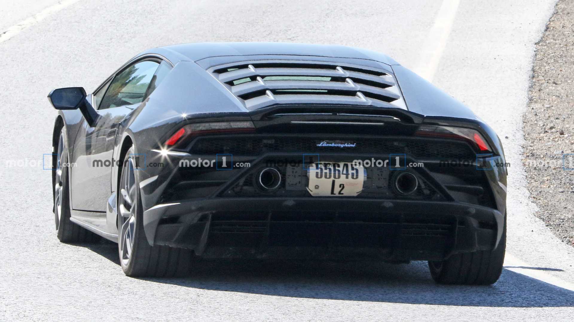 或为两驱版车型 新款兰博基尼Huracán EVO车型谍照