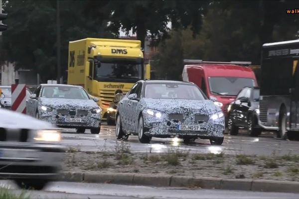 全新一代奔驰C级路试车队，新车将于2020年发布