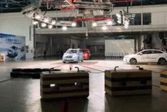 眼见为实 现场见证北汽新能源EX3三车双重碰撞测试