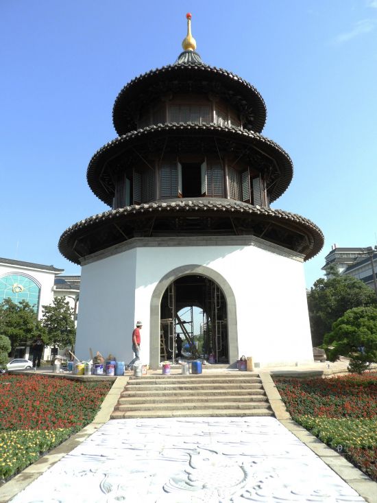 扬州文昌阁大修后重新亮相新增三块碑刻