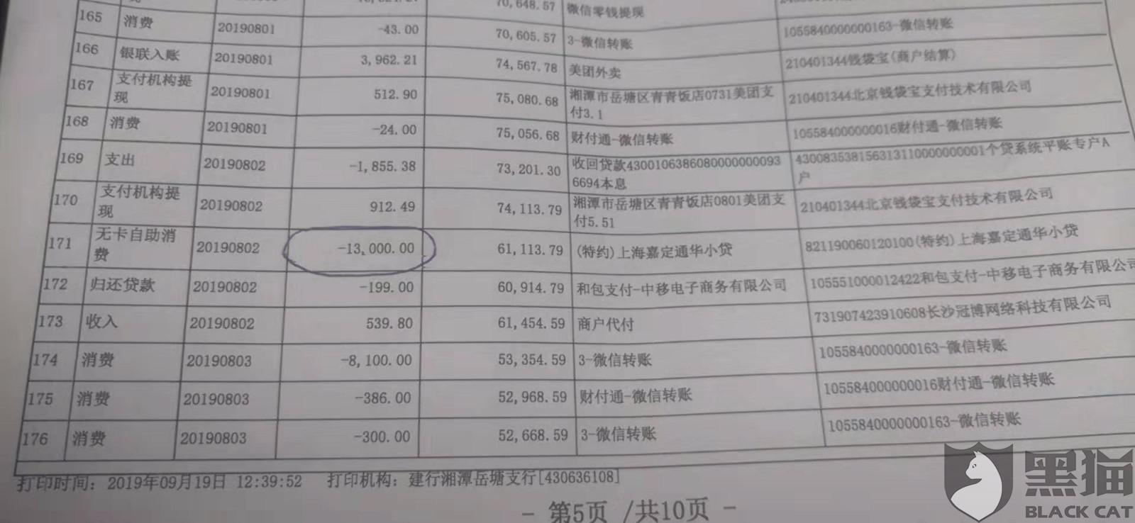 商通贷银行流水 新浪网