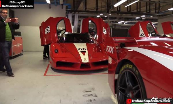 Ferrari FXX Evoluzione在蒙扎赛道飞驰