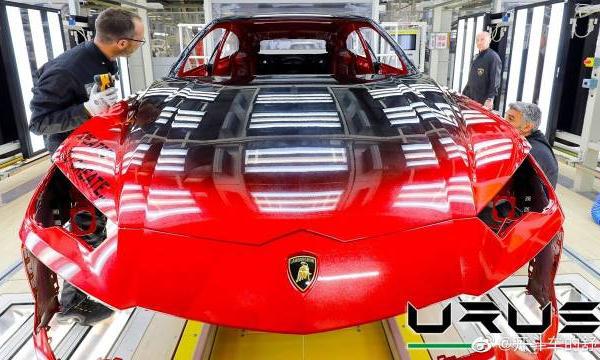 2020年兰博基尼超级SUV Urus喷漆流程。