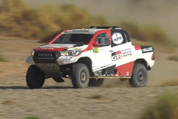 丰田出战摩洛哥拉力赛第二赛段集锦 阿隆索排名第十