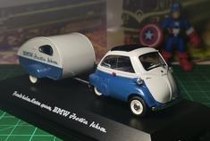 宝马蛋旅行拖斗车 Isetta Export 60周年版  舒克SCHUCO  1:43