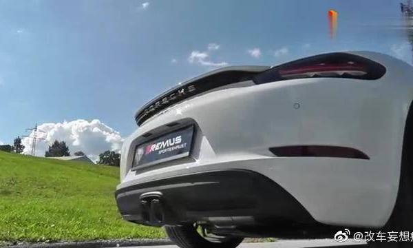 718！Boxster改装REMUS排气！这得多少钱啊！