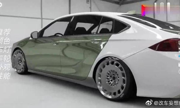 别克君威新款改装，是你喜欢的那一款吗？这颜色我喜欢！