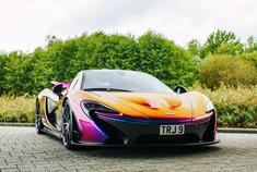 McLaren P1，这颜色真漂亮，给十分