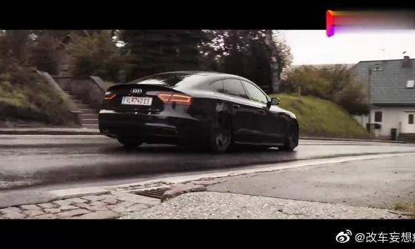 黑武士！奥迪A5改装鉴赏，你喜欢这款车吗？简约而大气啊！