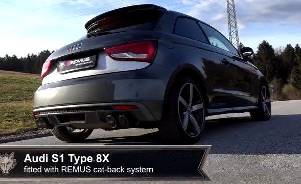 奥迪S1改装小狼头REMUS排气，回头率爆表！