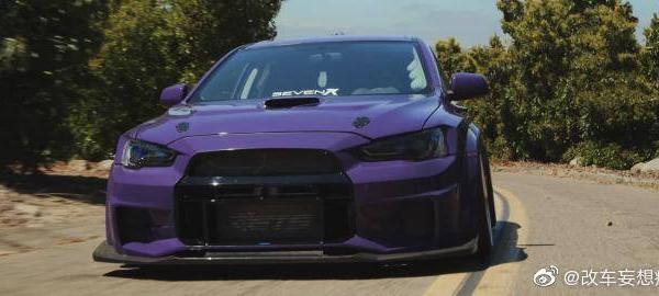 非常具有攻击型的改装，三菱Evo果然名不虚传！