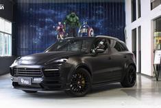 保时捷卡宴升级Wald宽体套件，搭配全车黑色元素，回头率爆表