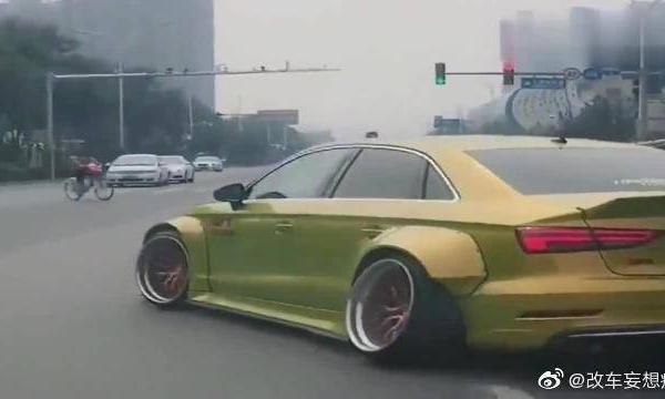 这么好看的奥迪，被你花几十万改成这个样子，真佩服你的审美