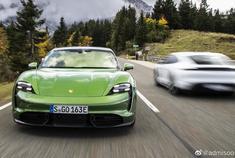 汽车美图大赏：保时捷Taycan，雨林蛙