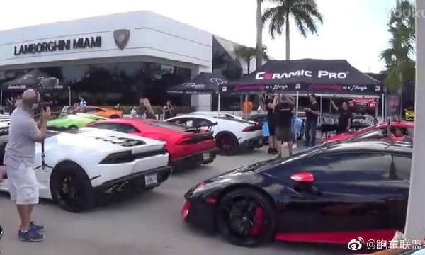 嗨翻了 兰博基尼猛爆加速声浪大合集