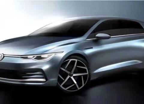 大众8代高尔夫震撼来袭，渲染图一曝光，网友:颜值巅峰!