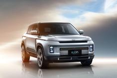 吉利icon的内饰官图发布，配合这外观，可真够前卫的