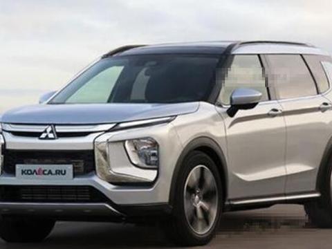 全新三菱欧蓝德渲染图曝光，前脸棱角分明，变化“超大”！