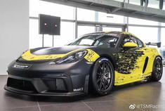 保时捷718 GT4赛道版包围套件，干碳材质，有货供应