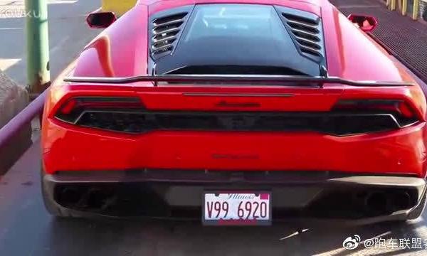 轰炸隧道 兰博基尼Huracan展示排气声浪